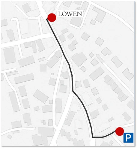 Parking spaces: Arrival by car